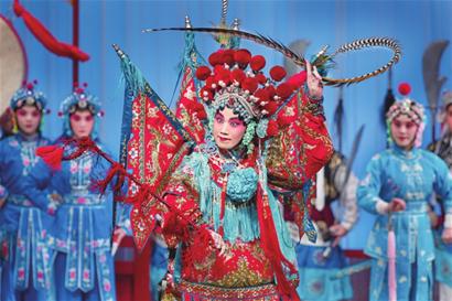 刘媛媛饰演穆桂英